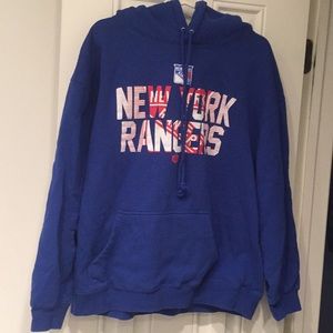 New York Rangers hooded sweatshirt - size XL